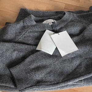 Olive Gray Women's Crew Neck Sweater
